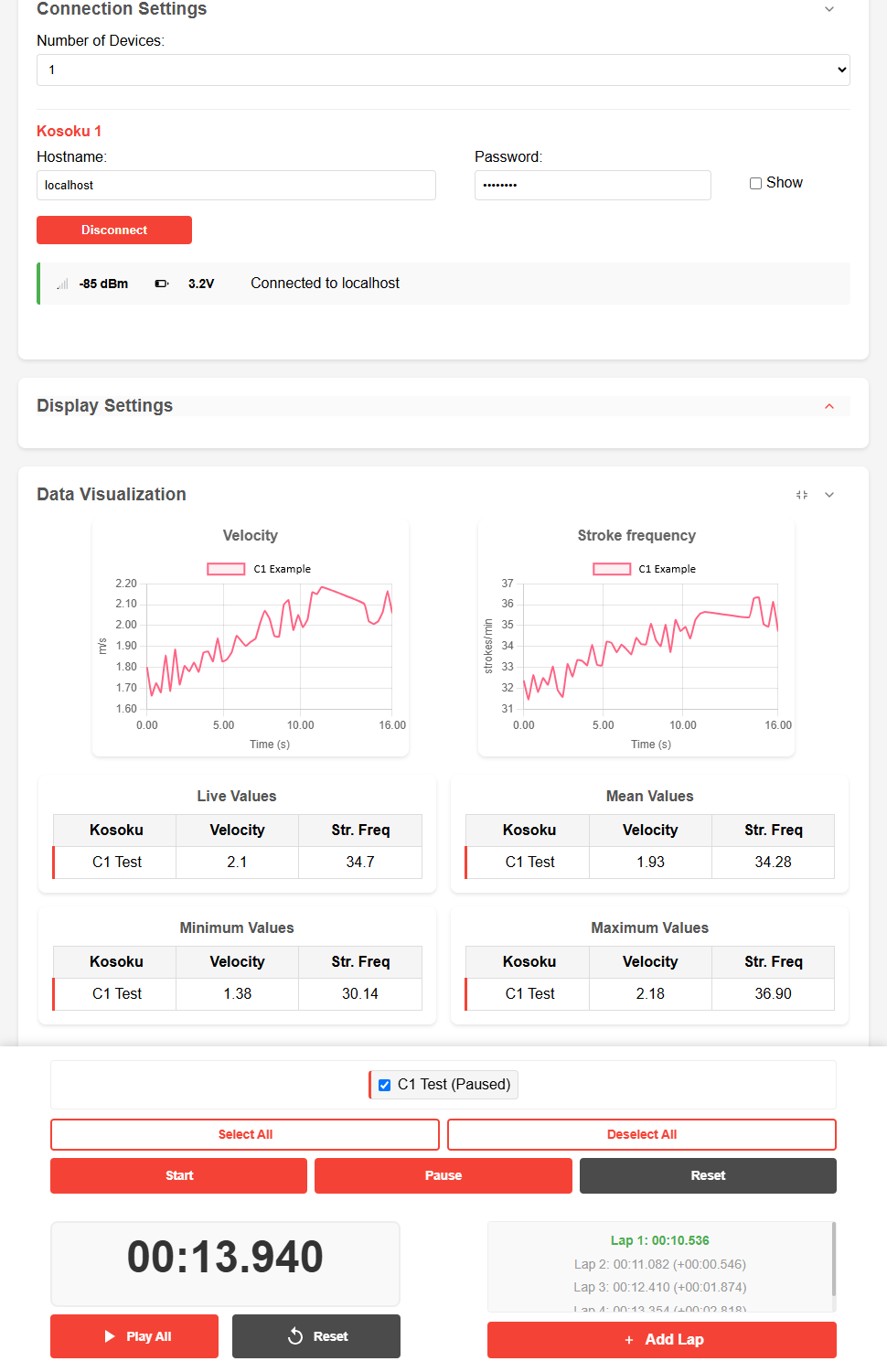 Quko Live coaching dashboard